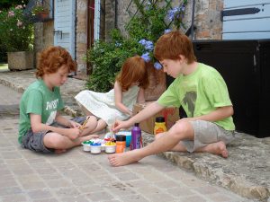 Children playing