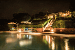 villa palombaraumbria by night